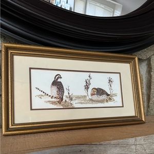 GLORIA GOOSTRAY Oil & Dried Flower Impressionist Painting - original